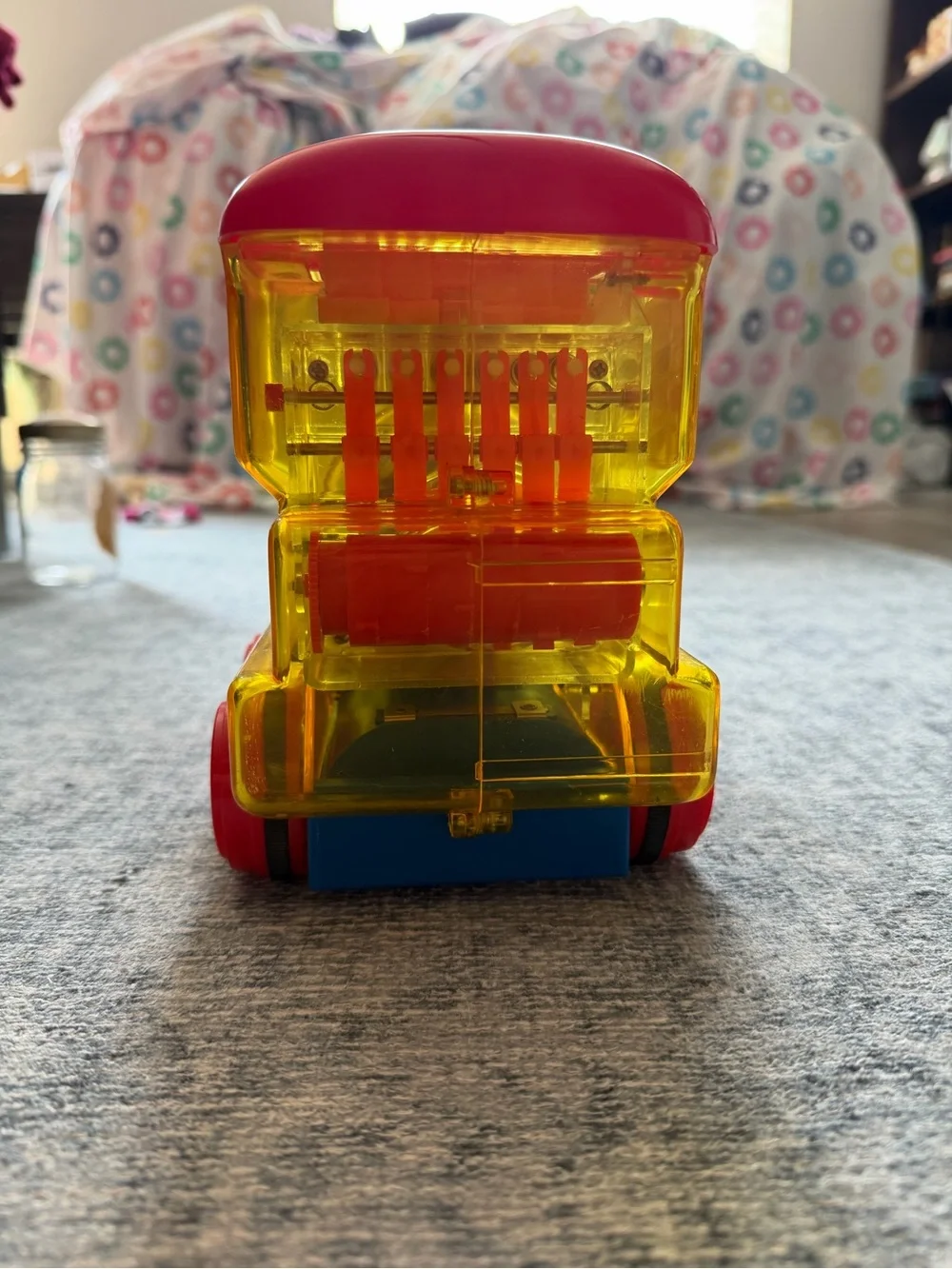 See through yellow train- tested - does not work- can be used for display